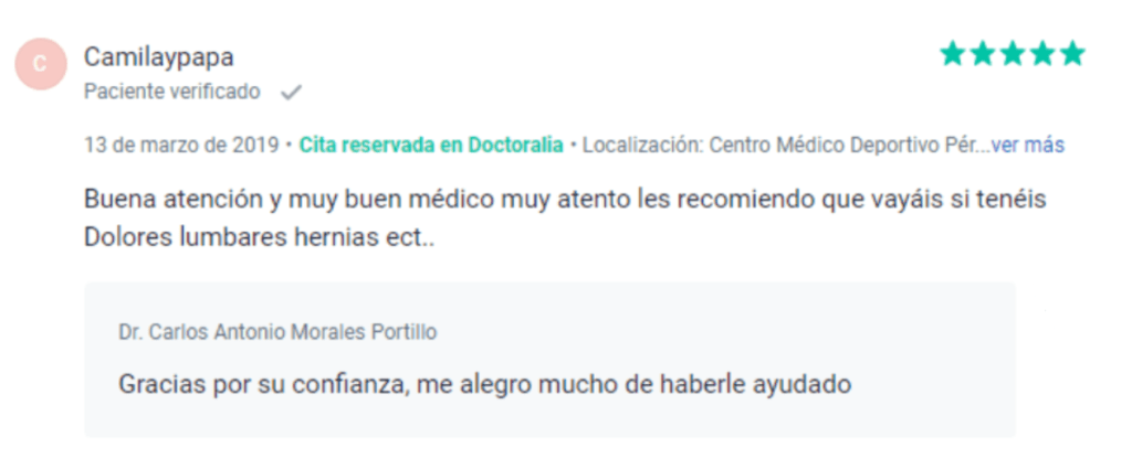 testimonio