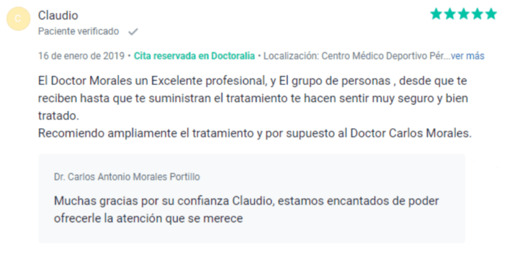 testimonio